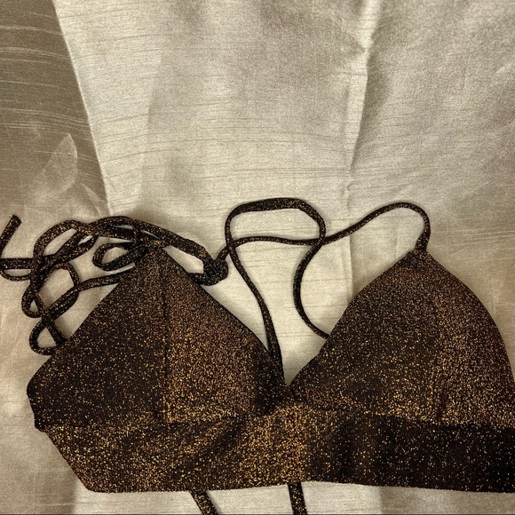 2 Piece Bralette and Skirt Set, Bronze color, Size Medium, NWOT - Picture 4 of 5